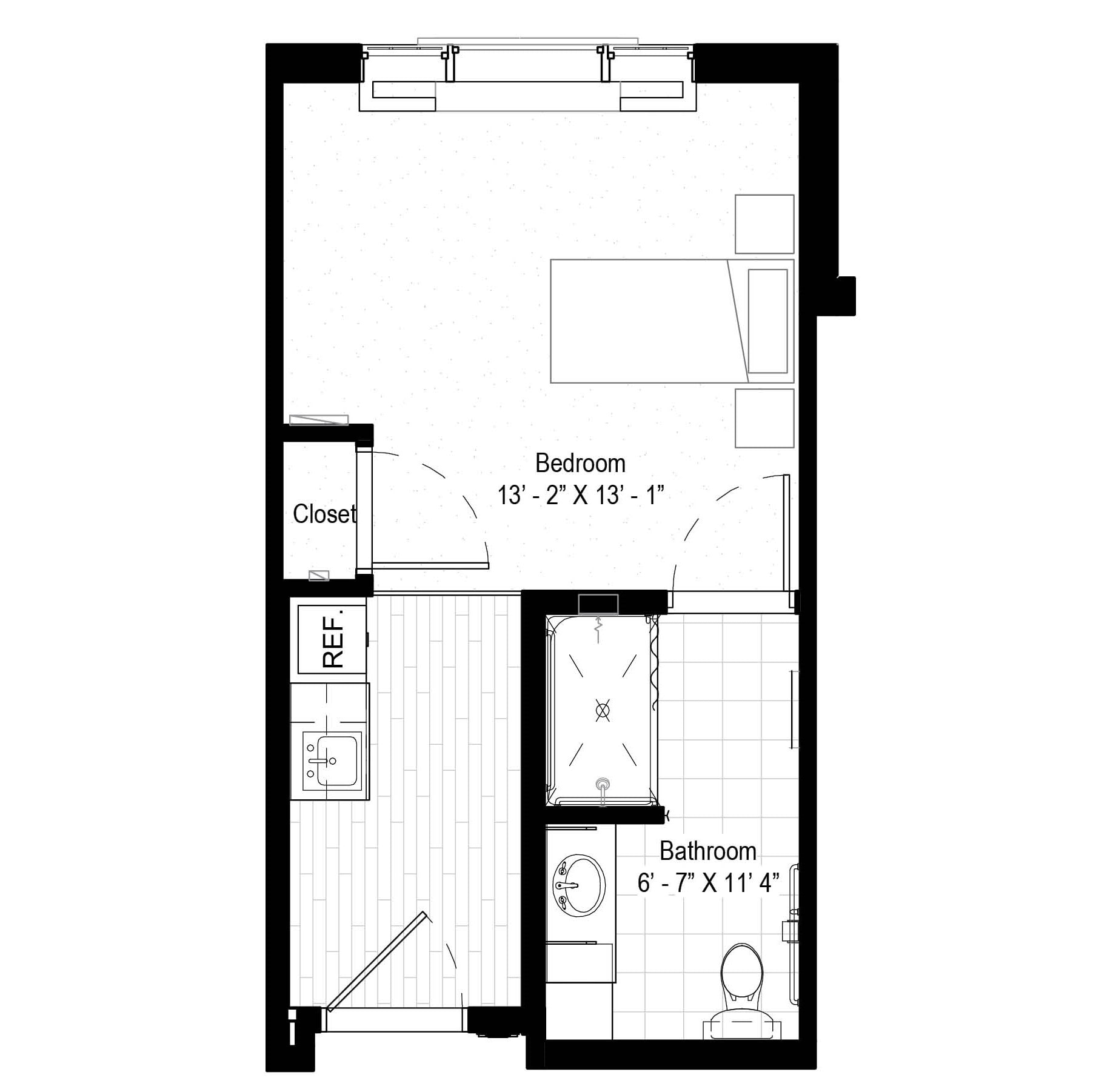 The Mysig - 367 sq ft, studio